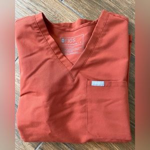 FIGS Auburn Catarina Scrub Top S